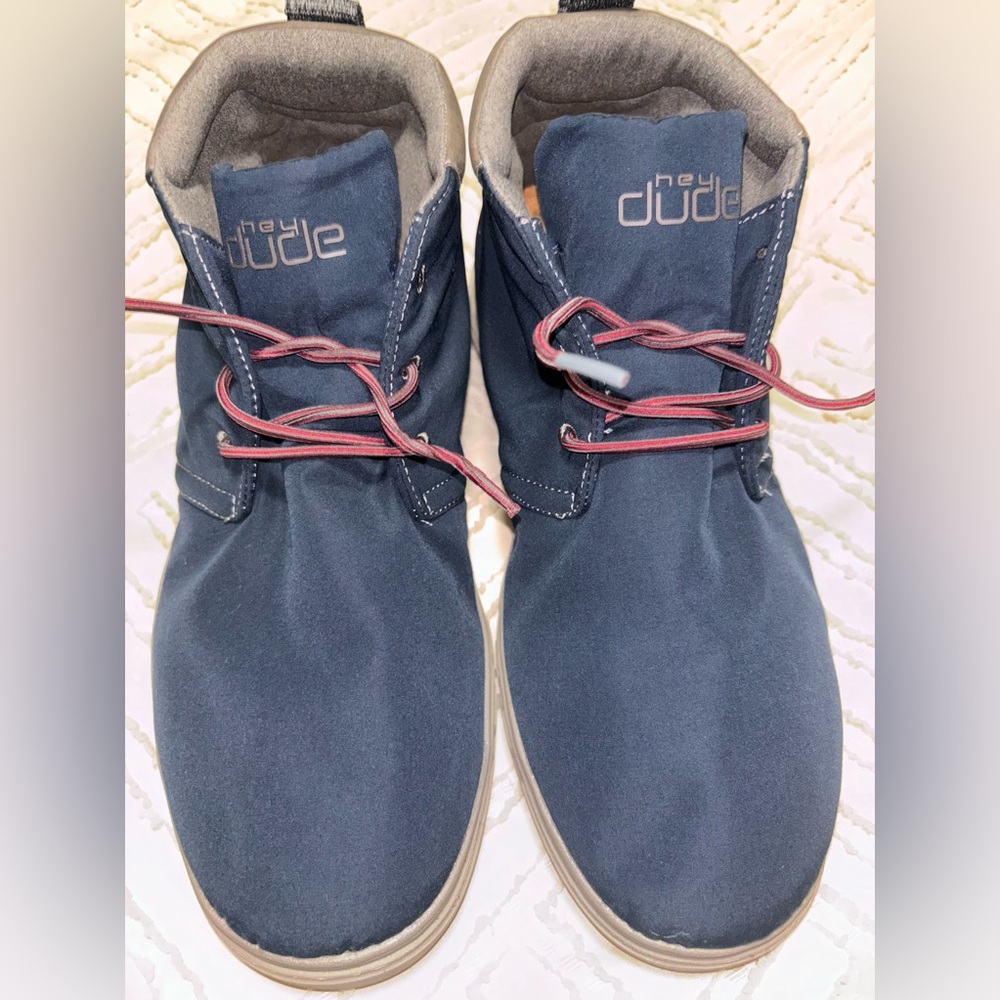 HEY DUDE Spencer Eco Boot Shoe Men Cork Inner Like New